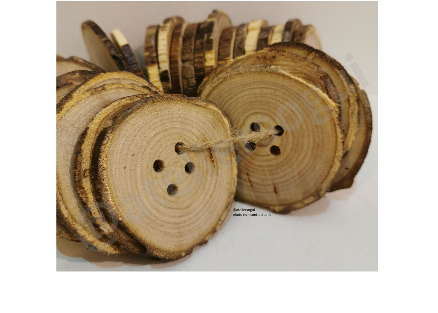 Bouton de couture diam 5cm