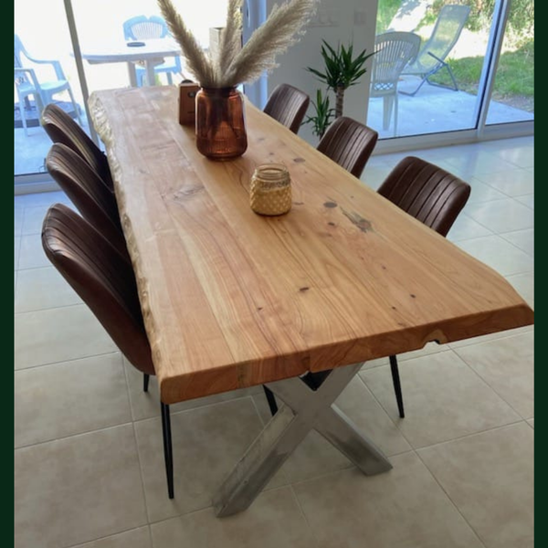 TABLE EN CYPRES MASSIF