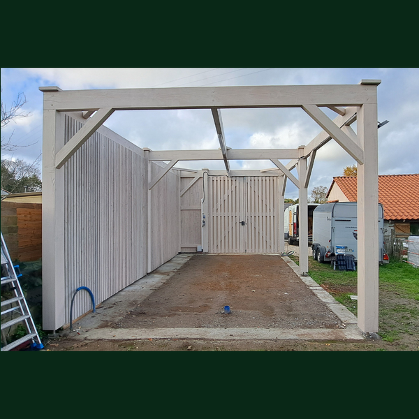 CARPORT EN DOUGLAS MASSIF